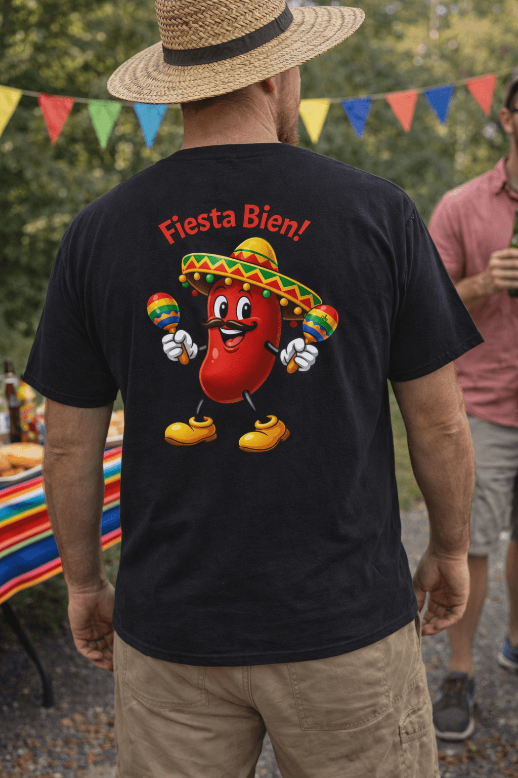 Fiesta Bien! Dancing Bean with Sombrero T-Shirt