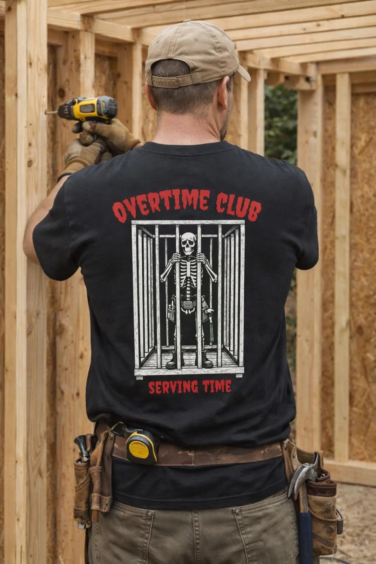 Overtime Club | Serving Time Graphic T-Shirt
